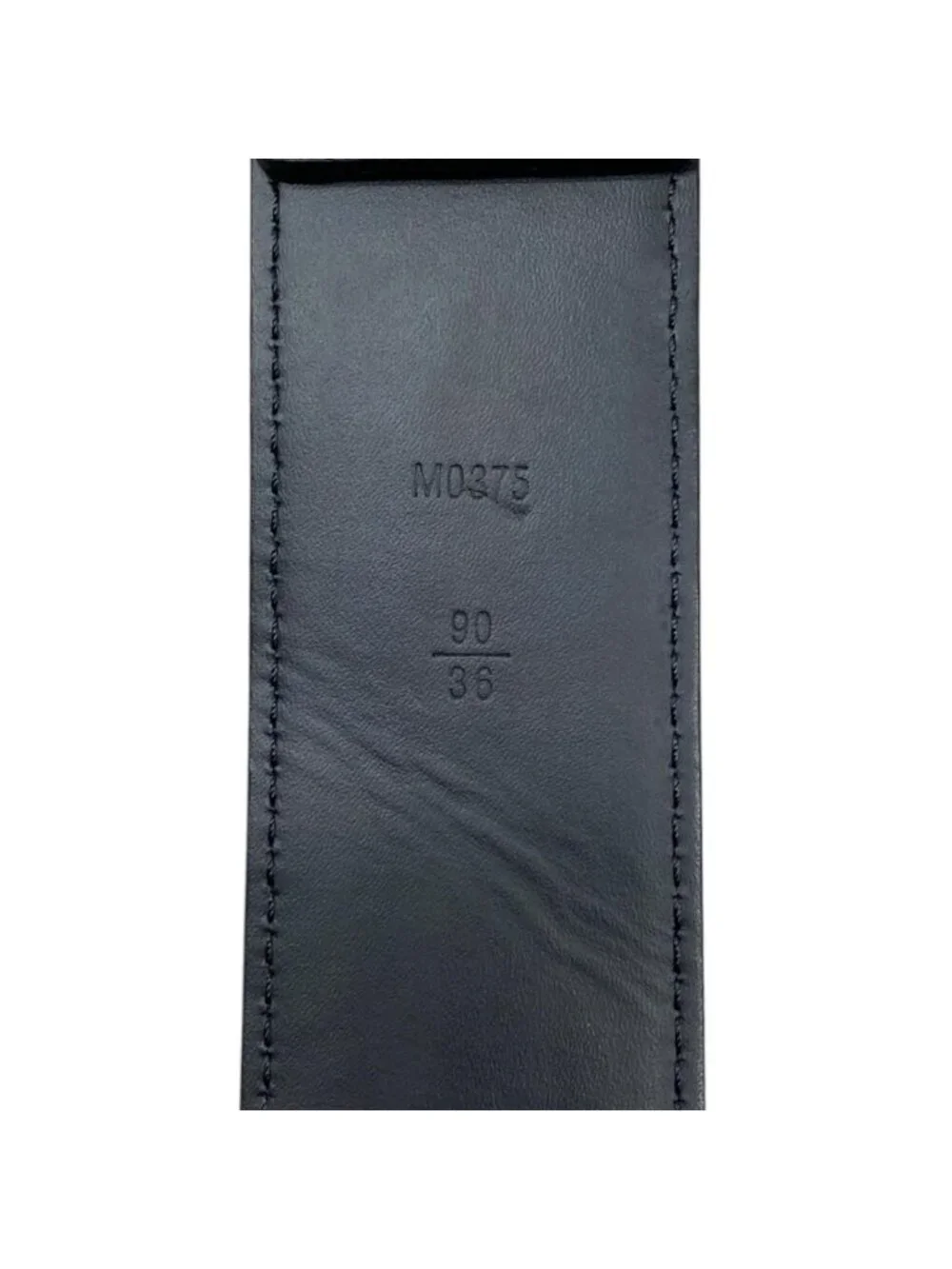 Louis Vuitton Belt Ceinture Downtown Monogram Leather Noir Black